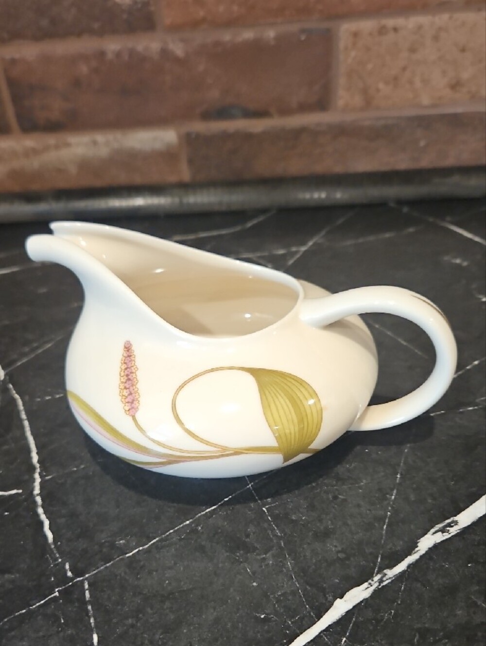 ON HOLD FOR BUYER Franciscan Cream Ceramic Sauce Boat - Picture 5 of 5